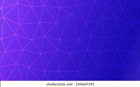 Low poly layout. For your wallpaper, advert, banner, poster. Vector illustration. Creative gradient color.