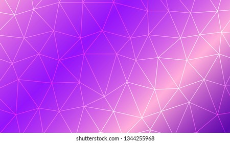 Low poly layout. For your wallpaper, advert, banner, poster. Vector illustration. Creative gradient color.