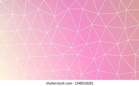 Low poly layout. For your wallpaper, advert, banner, poster. Vector illustration. Light Gradient Abstract Background