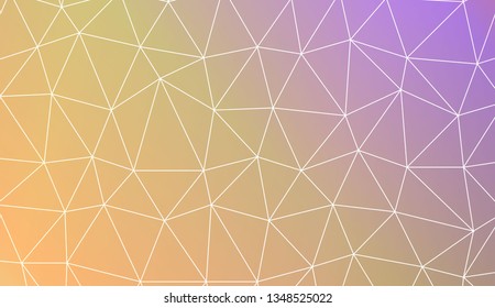 Low poly layout. For your wallpaper, advert, banner, poster. Vector illustration. Light Gradient Abstract Background