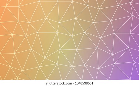Low poly layout. For your wallpaper, advert, banner, poster. Vector illustration. Light Gradient Abstract Background