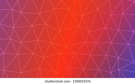 Low poly layout. For your wallpaper, advert, banner, poster. Vector illustration. Light Gradient Abstract Background