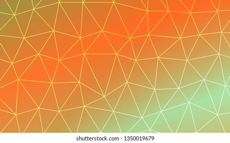 Low poly layout. For your wallpaper, advert, banner, poster. Vector illustration. Light Gradient Abstract Background