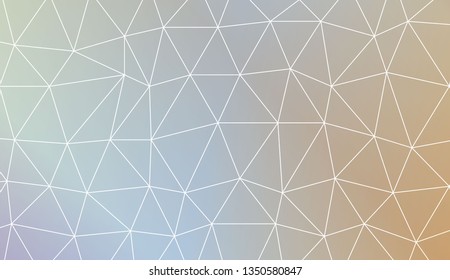 Low poly layout. For your wallpaper, advert, banner, poster. Vector illustration. Light Gradient Abstract Background