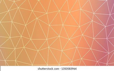 Low poly layout. For your wallpaper, advert, banner, poster. Vector illustration. Light Gradient Abstract Background