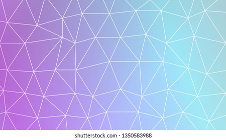 Low poly layout. For your wallpaper, advert, banner, poster. Vector illustration. Light Gradient Abstract Background