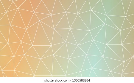 Low poly layout. For your wallpaper, advert, banner, poster. Vector illustration. Light Gradient Abstract Background