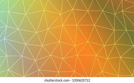 Low poly layout. For your wallpaper, advert, banner, poster. Vector illustration. Light Gradient Abstract Background