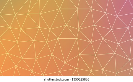 Low poly layout. For your wallpaper, advert, banner, poster. Vector illustration. Light Gradient Abstract Background