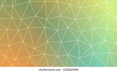Low poly layout. For your wallpaper, advert, banner, poster. Vector illustration. Light Gradient Abstract Background