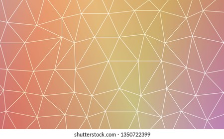 Low poly layout. For your wallpaper, advert, banner, poster. Vector illustration. Light Gradient Abstract Background