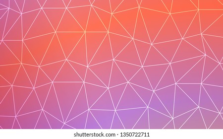 Low poly layout. For your wallpaper, advert, banner, poster. Vector illustration. Light Gradient Abstract Background