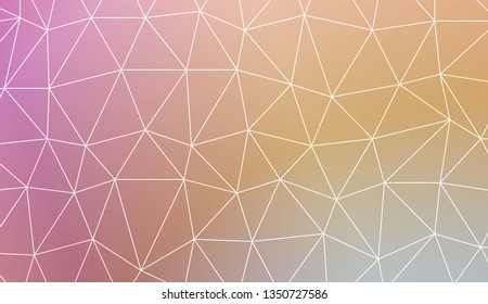 Low poly layout. For your wallpaper, advert, banner, poster. Vector illustration. Light Gradient Abstract Background