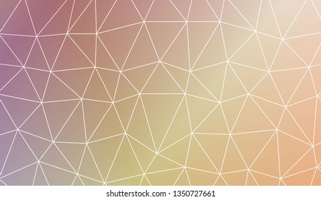 Low poly layout. For your wallpaper, advert, banner, poster. Vector illustration. Light Gradient Abstract Background