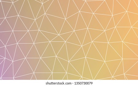 Low poly layout. For your wallpaper, advert, banner, poster. Vector illustration. Light Gradient Abstract Background