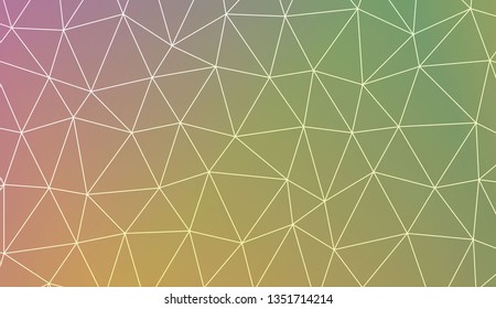 Low poly layout. For your wallpaper, advert, banner, poster. Vector illustration. Light Gradient Abstract Background