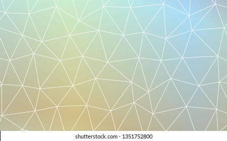 Low poly layout. For your wallpaper, advert, banner, poster. Vector illustration. Light Gradient Abstract Background