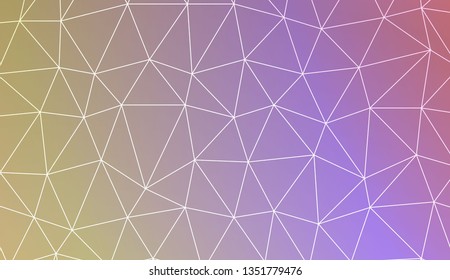 Low poly layout. For your wallpaper, advert, banner, poster. Vector illustration. Light Gradient Abstract Background