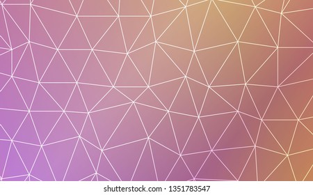 Low poly layout. For your wallpaper, advert, banner, poster. Vector illustration. Light Gradient Abstract Background