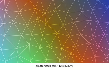 Low poly layout. For your wallpaper, advert, banner, poster. Vector illustration. Creative gradient color. 