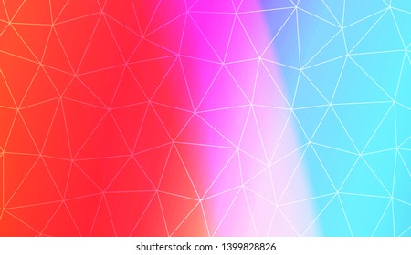 Low poly layout. For your wallpaper, advert, banner, poster. Vector illustration. Creative gradient color. 