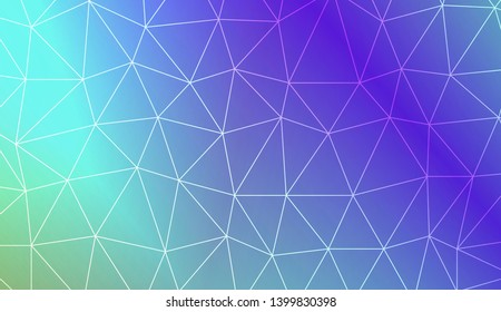 Low poly layout. For your wallpaper, advert, banner, poster. Vector illustration. Creative gradient color. 