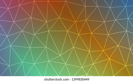 Low poly layout. For your wallpaper, advert, banner, poster. Vector illustration. Creative gradient color. 