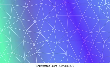 Low poly layout. For your wallpaper, advert, banner, poster. Vector illustration. Creative gradient color. 