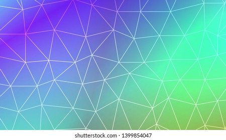 Low poly layout. For your wallpaper, advert, banner, poster. Vector illustration. Creative gradient color. 