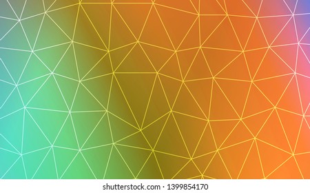 Low poly layout. For your wallpaper, advert, banner, poster. Vector illustration. Creative gradient color. 