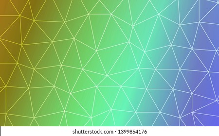 Low poly layout. For your wallpaper, advert, banner, poster. Vector illustration. Creative gradient color. 
