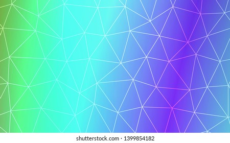 Low poly layout. For your wallpaper, advert, banner, poster. Vector illustration. Creative gradient color. 
