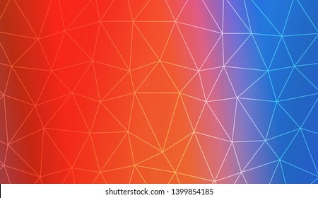 Low poly layout. For your wallpaper, advert, banner, poster. Vector illustration. Creative gradient color. 