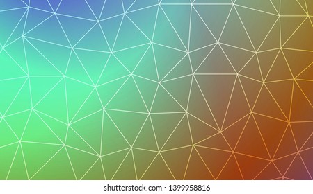 Low poly layout. For your wallpaper, advert, banner, poster. Vector illustration. Creative gradient color. 