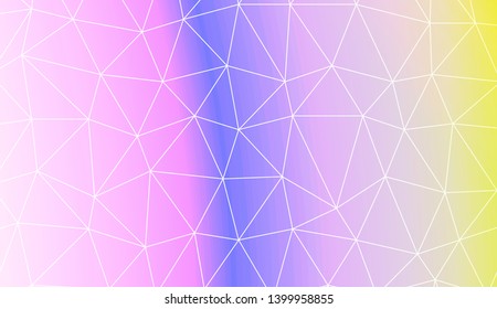 Low poly layout. For your wallpaper, advert, banner, poster. Vector illustration. Creative gradient color. 