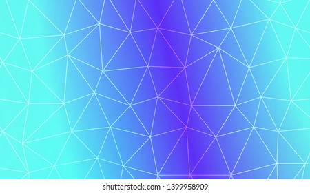 Low poly layout. For your wallpaper, advert, banner, poster. Vector illustration. Creative gradient color. 