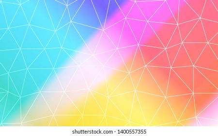 Low poly layout. For your wallpaper, advert, banner, poster. Vector illustration. Creative gradient color. 