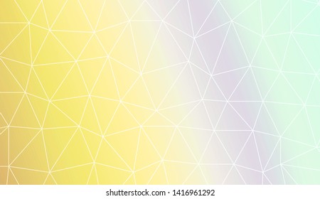 Low poly layout. For your wallpaper, advert, banner, poster. Vector illustration. Creative gradient color. 