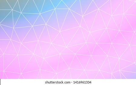 Low poly layout. For your wallpaper, advert, banner, poster. Vector illustration. Creative gradient color. 