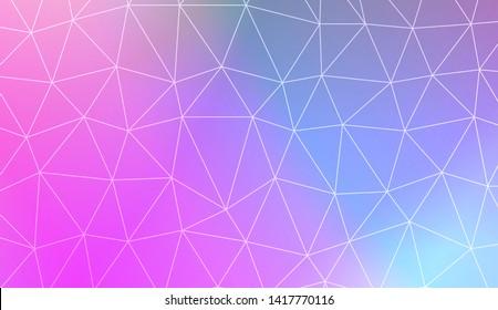 Low poly layout. For your wallpaper, advert, banner, poster. Vector illustration. Creative gradient color. 