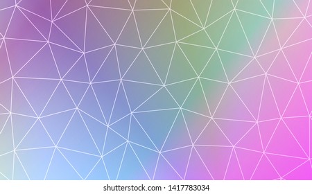 Low poly layout. For your wallpaper, advert, banner, poster. Vector illustration. Creative gradient color. 