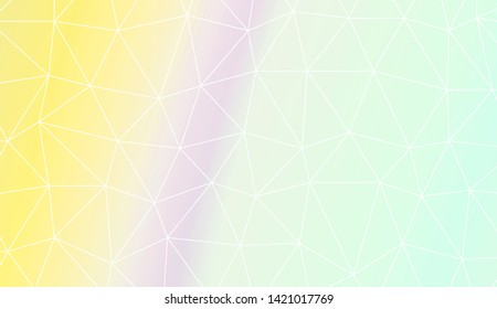 Low poly layout. For your wallpaper, advert, banner, poster. Vector illustration. Creative gradient color. 