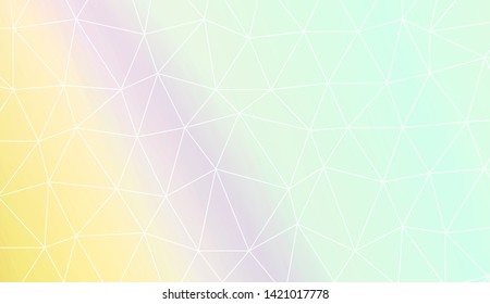 Low poly layout. For your wallpaper, advert, banner, poster. Vector illustration. Creative gradient color. 