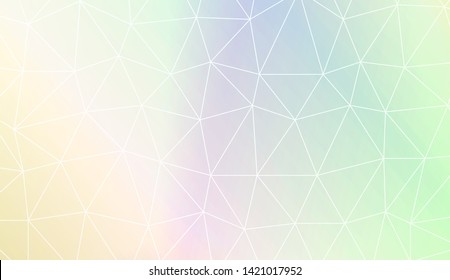 Low poly layout. For your wallpaper, advert, banner, poster. Vector illustration. Creative gradient color. 