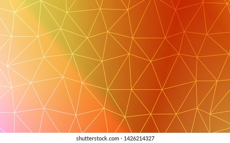 Low poly layout. For your wallpaper, advert, banner, poster. Vector illustration. Creative gradient color. 