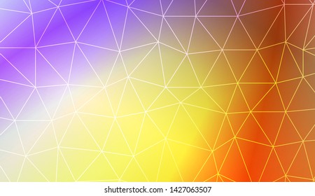 Low poly layout. For your wallpaper, advert, banner, poster. Vector illustration. Creative gradient color. 