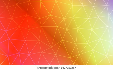 Low poly layout. For your wallpaper, advert, banner, poster. Vector illustration. Creative gradient color. 