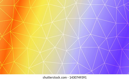 Low poly layout. For your wallpaper, advert, banner, poster. Vector illustration. Creative gradient color. 