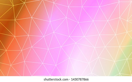 Low poly layout. For your wallpaper, advert, banner, poster. Vector illustration. Creative gradient color. 