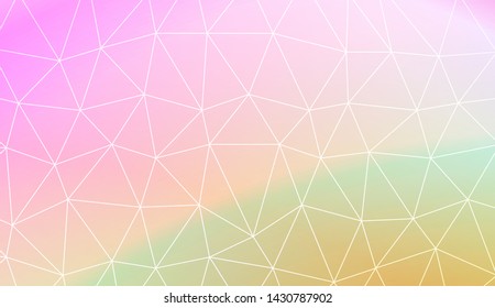Low poly layout. For your wallpaper, advert, banner, poster. Vector illustration. Creative gradient color. 